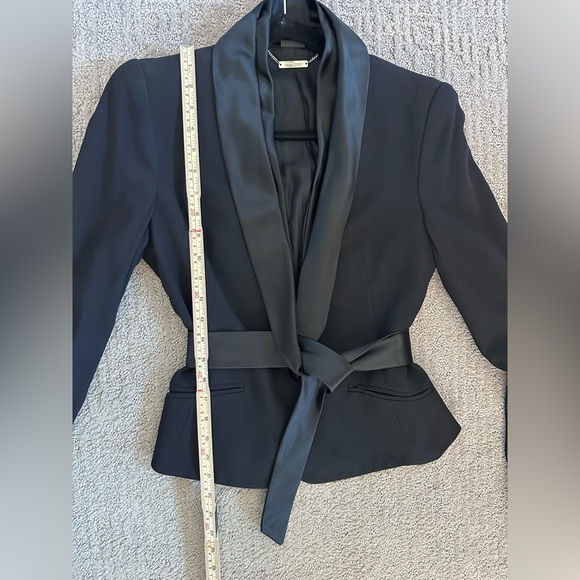 Alexander McQueen Vintage Black Satin-Lapelled Tuxedo Suit – Blazer + Trousers - Picture 13 of 16